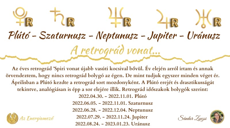 Jupiter retrográd vonat